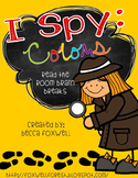 I Spy: Colors {Read the Room Brain Breaks}