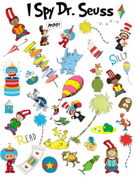 I Spy Dr. Suess by Celebrate Learning Designs | Teachers Pay Teachers