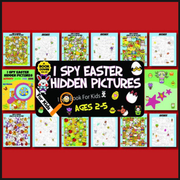 Preview of I Spy Easter Hidden Pictures