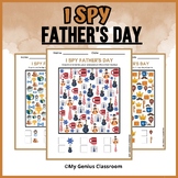 I Spy Father's Day Activities - Printable Game for Kids