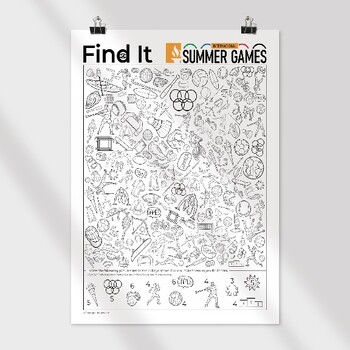 Preview of I Spy / Find It - Summer Games