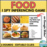 I Spy Food Game to Improve Listening Comprehension and Kid