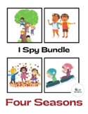 I Spy: Four Seasons Game for Vocabulary, Counting, and Obj