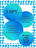 I Spy Game! Addition and Subtraction with carrying & borrowing