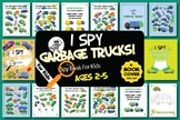 I Spy Garbage Trucks Book for KIDS Earth day activities crafts