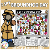 I Spy Groundhog Day Counting, Coloring, Tally and Graphing