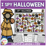 I Spy Halloween Counting, Coloring, Tally and Graphing Activities