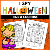 I Spy Halloween - Finding and Counting Activity Worksheet