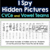 I Spy Hidden Pictures CVCe and Vowel Teams