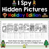 I Spy Hidden Pictures Holidays Earth Day, Halloween, and more 