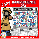I Spy Independence Day Counting, Coloring, Tally and Graph