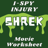 I-Spy Injury Movie Worksheet: SHREK edition 