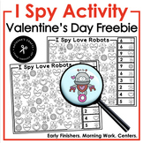 I Spy Love Robots a Memory and Visual Learning Activity