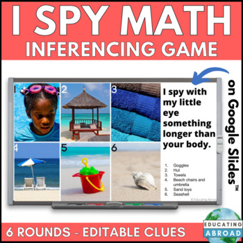 Preview of I Spy Math Review: A Fun and Engaging Way to Review 2nd Grade Math Concepts