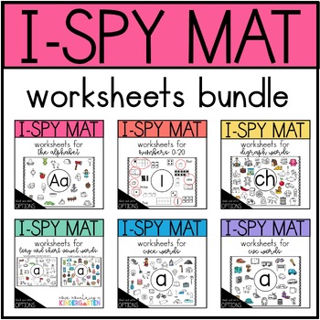 Preview of I Spy Mats Bundle