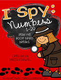 I Spy: Numbers 1-20 {Read the Room Brain Breaks}