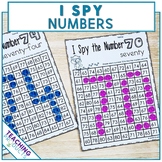 Number Recognition Activity and Worksheets I Spy Numbers