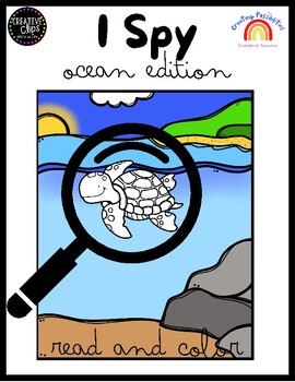 Preview of I Spy Ocean Habitat Coloring Book