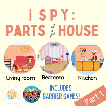 Parts Of The House Game Worksheets Teachers Pay Teachers