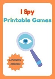 50 I Spy Printable Games