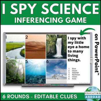 Preview of I Spy Science and Nature Digital Game | Morning Meeting and Brain Breaks