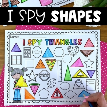 Preview of I Spy Shapes - 2D and 3D Shapes