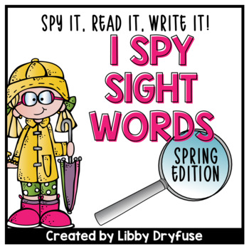 i spy sight words worksheets