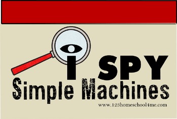Preview of I Spy Simple Machines