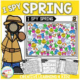 I Spy Spring Counting, Coloring, Tally and Graphing Activities