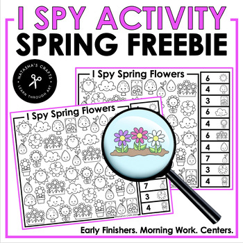 I Spy Spring Freebie by Natasha's Crafts - Crafty Teacher Link | TPT