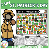 I Spy St. Patrick's Day Counting, Coloring, Tally and Grap