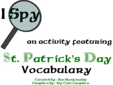 I Spy St. Patrick's Day Vocabulary