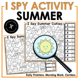 I Spy Summer A Visual Learning Activity