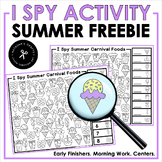 I Spy Summer Freebie