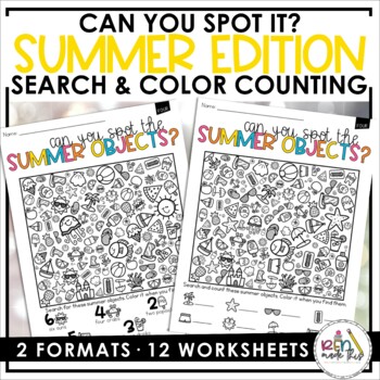 Preview of I Spy Summer Search and Find Early Finishers Activity