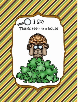 I Spy Things Seen in a Home by Adaptive Tasks | TPT