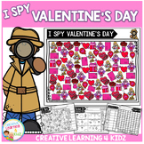 I Spy Valentine's Day Counting, Coloring, Tally and Graphi