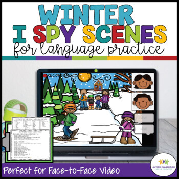Preview of I Spy Winter Language Activity Scenes for Special Education