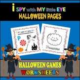 I Spy With My Little Eye Game Halloween Party Pdf Printable