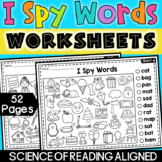 I Spy Worksheets - Phonics Worksheets - CVC, Long Vowels, 