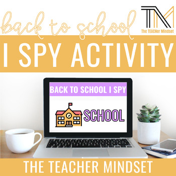 Preview of I Spy Write the Room Activity | Back to School | Low Prep