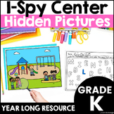 I Spy Worksheets Hidden Pictures Phonics Center Word Work 