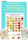 I Spy math worksheets for preschool