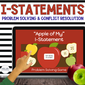 Preview of I Statement Conflict Resolution Problem Solving GAME Digital and Printable