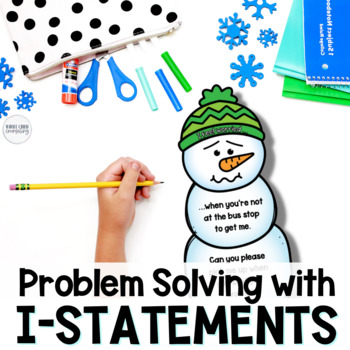 Preview of I Statement Conflict Resolution and Problem Solving Digital and Print GAME