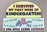 I Survived My First Week of Kindergarten Hat