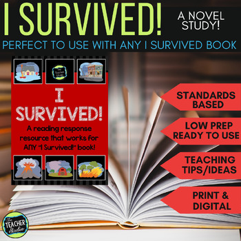 Preview of I Survived Reading Response Resource for ANY I Survived Book - Print & Digital