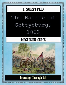 Preview of I Survived THE BATTLE OF GETTYSBURG, 1863 Discussion Cards (Answer Key Included)
