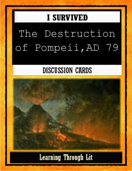 Preview of I Survived THE DESTRUCTION OF POMPEII Discussion Cards (Answer Key Included)