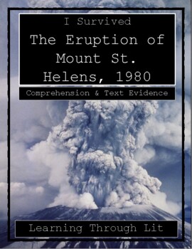 Preview of I Survived THE ERUPTION OF MOUNT ST. HELENS Comprehension (Answer Key Included)